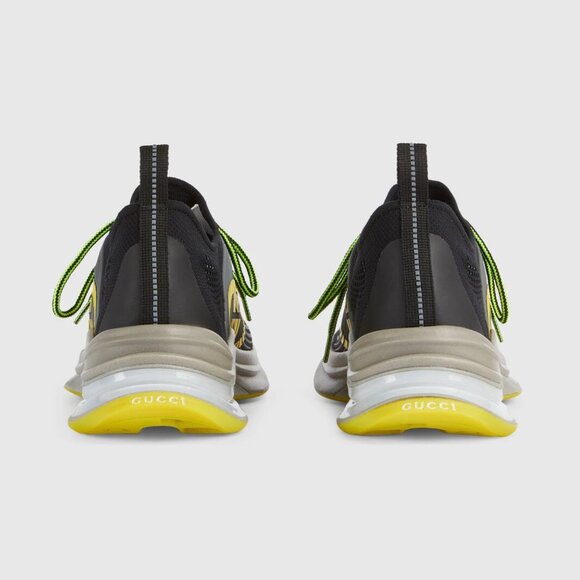 GUCCI SNEAKERS RUN RUBBER TRIMMED MESH SHOES w GG LOGO sz 11 11.5 - Picture 16 of 16